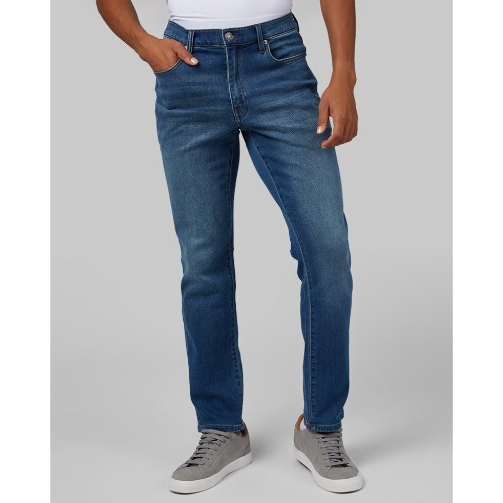 32COOL MEN'S STRETCH COMFORT SWEATPANT JEAN Blue 34 A000793